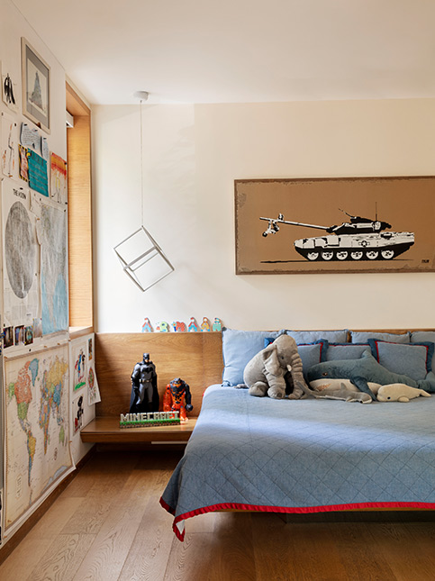 Beautiful Kids Bedroom with World Map - Beautiful Homes