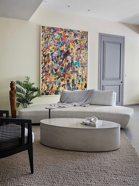 Beautiful Large Wall Frame Next to Door - Beautiful Homes