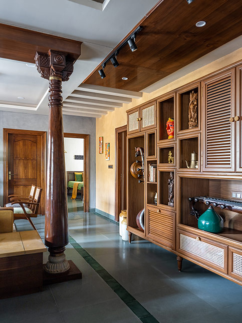 Hallway with wooden elements – Beautiful Homes