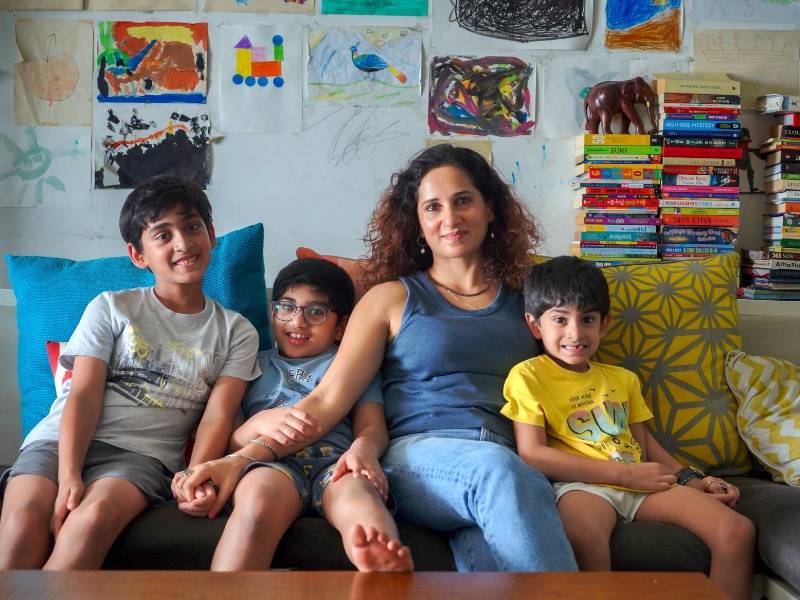 Theresa Joseph and her three kids – Beautiful Homes