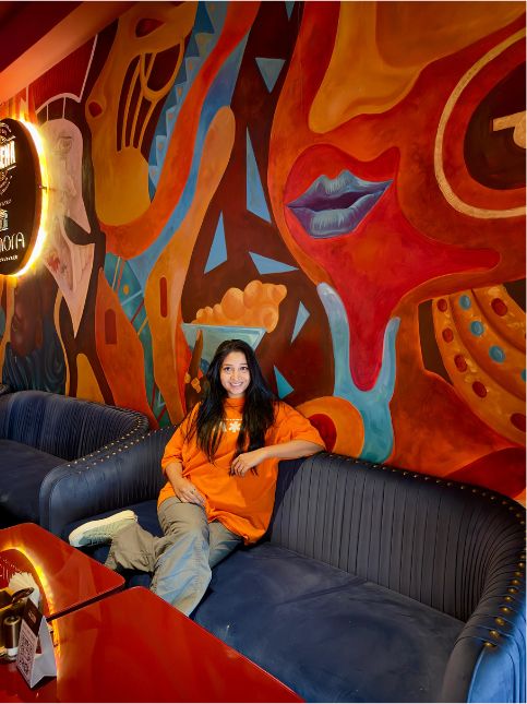 Abstract wall mural – Beautiful Homes