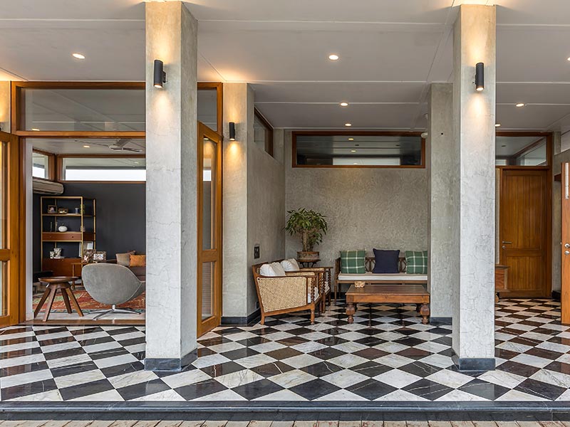 House front pillar tiles design - Beautiful Homes