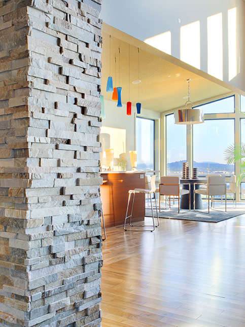 Pillar tiles design for home - Beautiful Homes