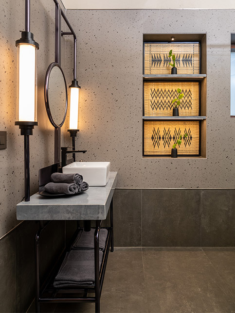 Elegant small bathroom design idea – Beautiful Homes