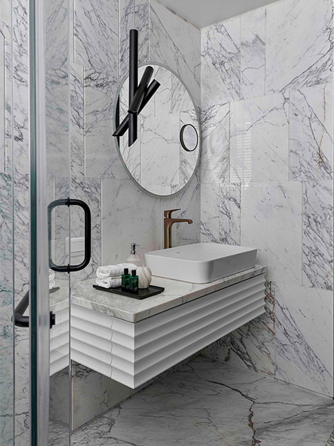 Modern white small bathroom design – Beautiful Homes