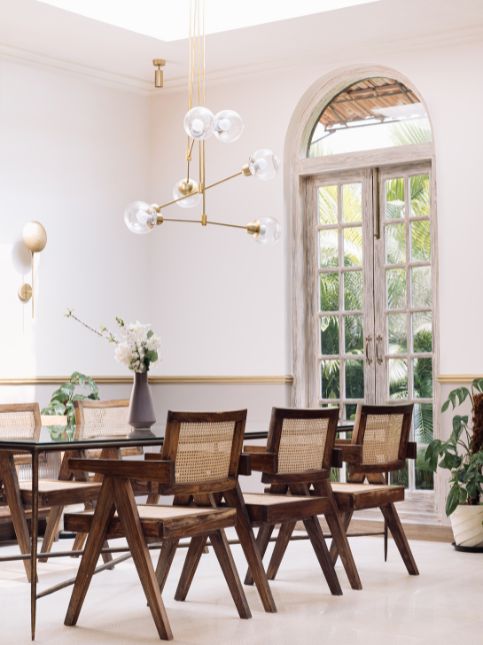 Modern White Ceiling Hanging Light - Beautiful Homes