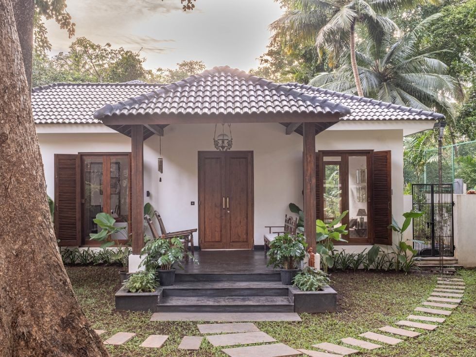 Traditional White Indian Home - Beautiful Homes