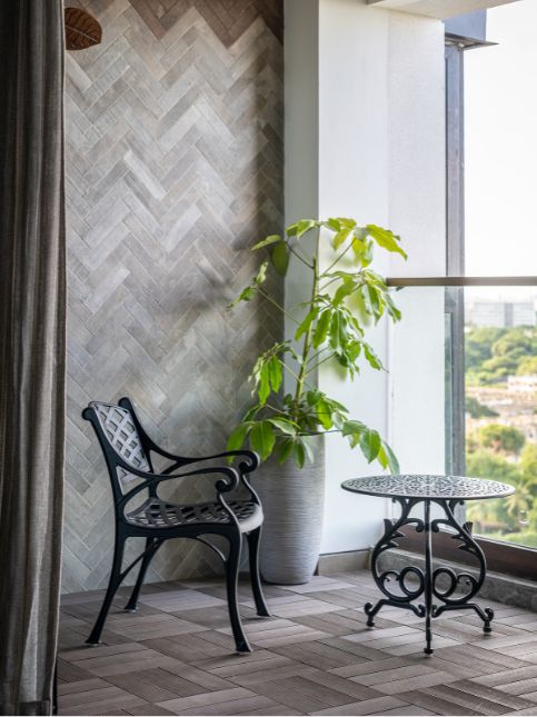 Walnut Shade Zig-Zag Wooden Wallpaper - Beautiful Homes