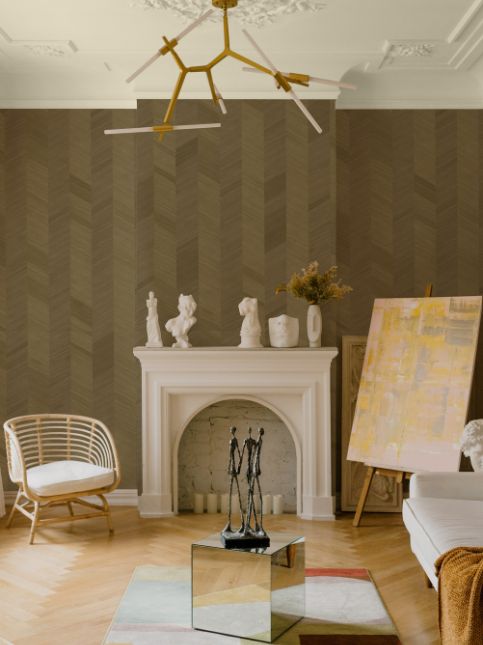 Wooden Wallpaper For Living Room - Beautiful Homes