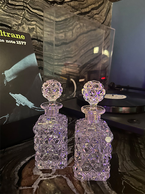 Pair of mini antique crystal decanters – Beautiful Homes