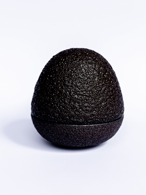 Black volcanic egg-shaped bowl – Beautiful Homes
