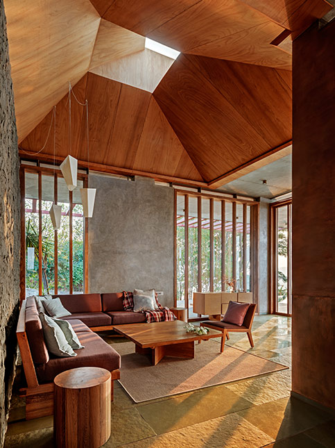 Wooden living room – Beautiful Homes