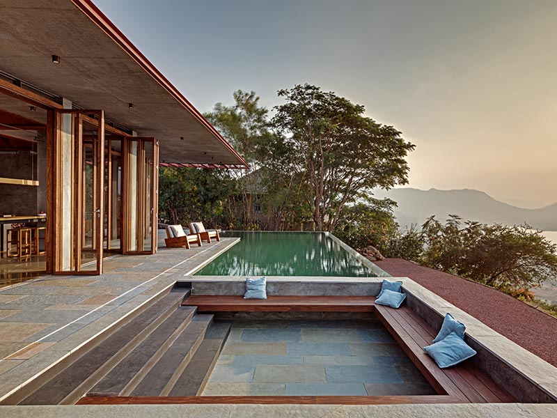 Simple exterior design with a pool – Beautiful Homes