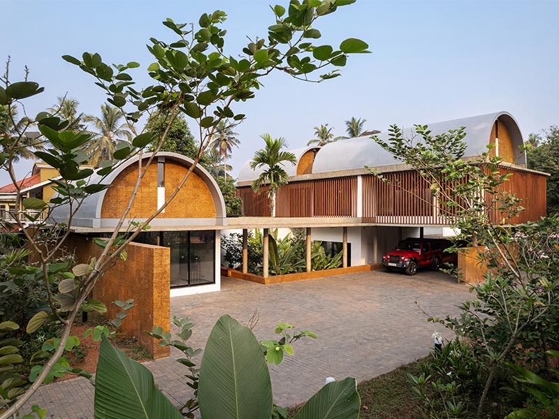 Wooden finished exterior design – Beautiful Homes