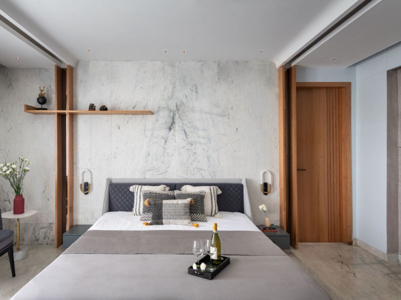 Striped sunmica door design ideas - Beautiful Homes 