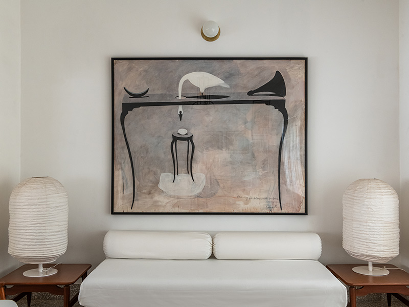 Beautiful Wall Frame on White Walls - Beautiful Homes