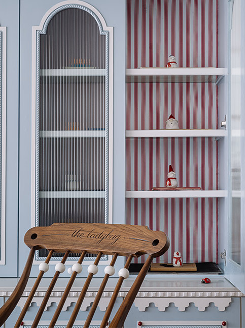 Walnut Coloured Lady Bug Chair - Beautiful Homes