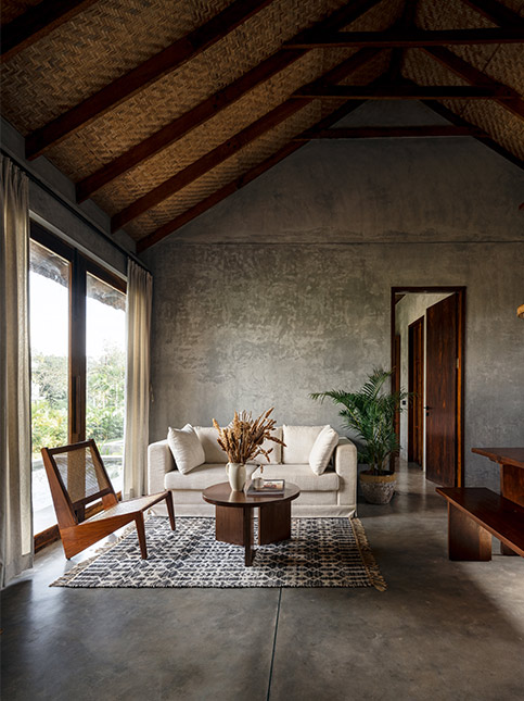 Huge Grey Living Room with Brown Furniture - Beautiful Homes