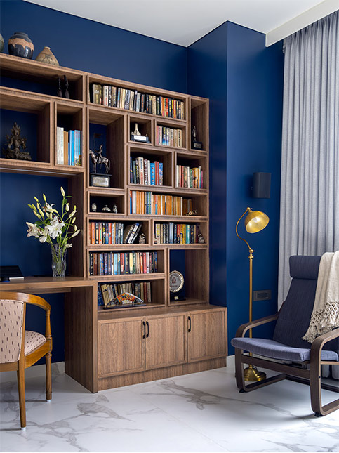 Simple small home library design – Beautiful Homes