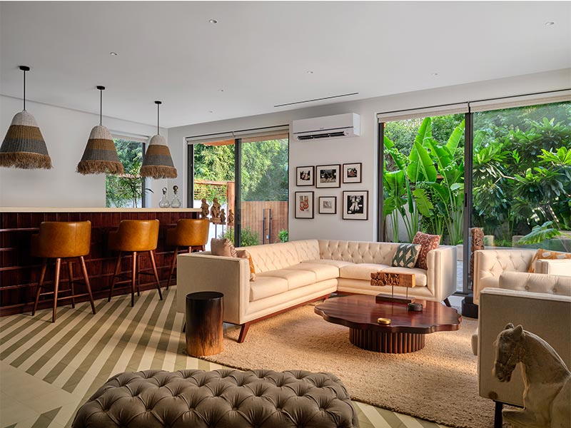 Dark Brown Round Tea Table - Beautiful Homes