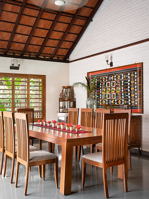 Wooden dining table design – Beautiful Homes