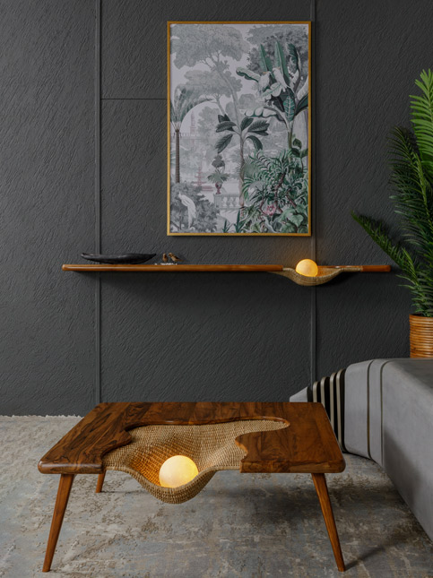 Handcrafted furniture with integrated lighting – Beautiful Homes