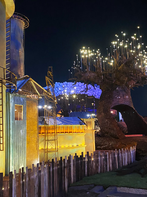 Recycled materials used for Rajdanga Naba Uday Sangha Pandal - Beautiful Homes