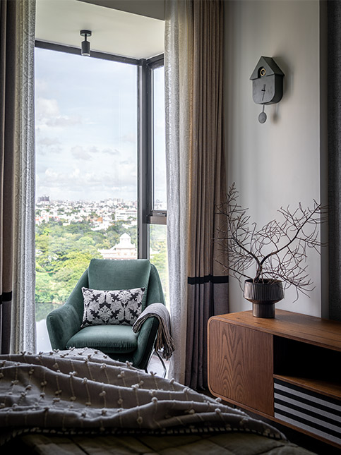 Simple Hut Shaped Wall Clock with Pendulum - Beautiful Homes