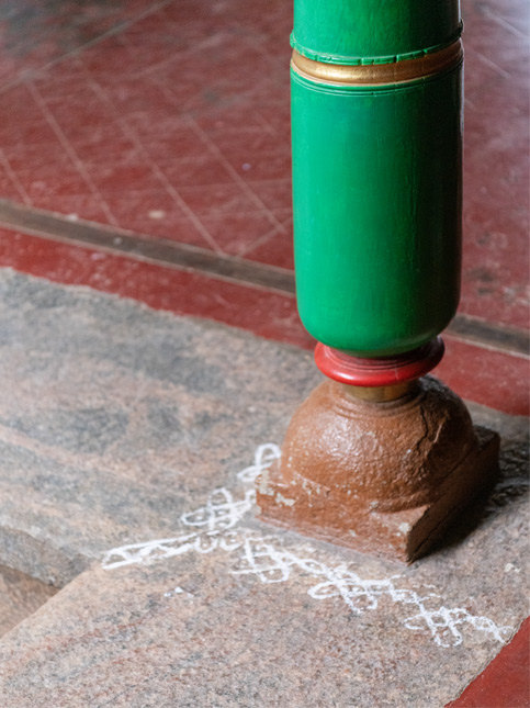 Floral rangoli design – Beautiful Homes