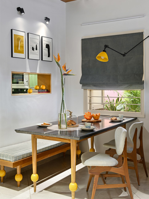 Dining bench seating by the window – Beautiful Homes