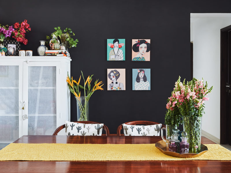 Yellow dining table runner – Beautiful Home