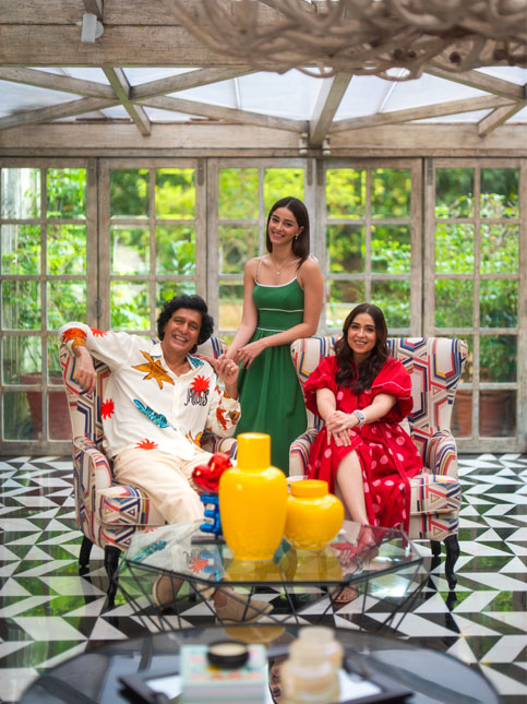 Ananya Panday with Chunky and Bhavana Panday – Beautiful Homes