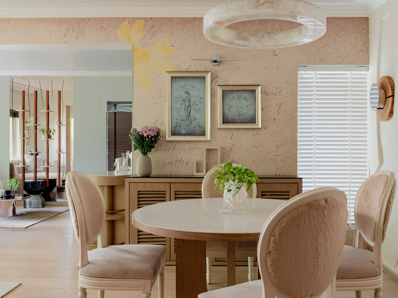 Circular Dining Table Design – Beautiful Homes