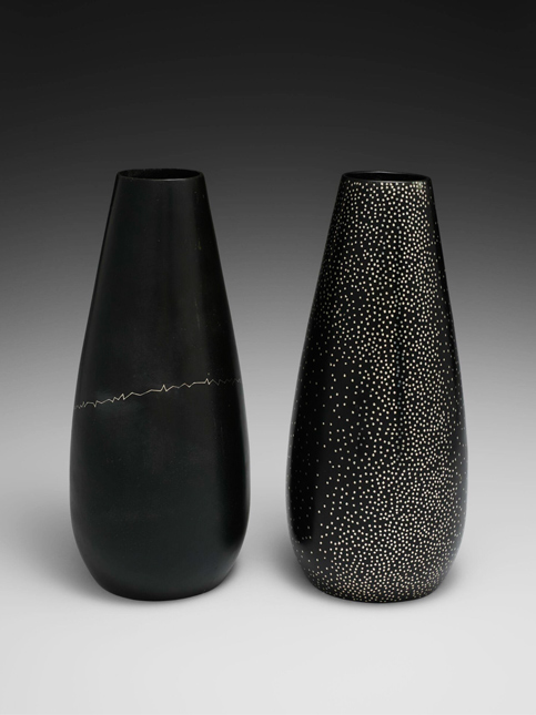 Bidriware vases – Beautiful Homes