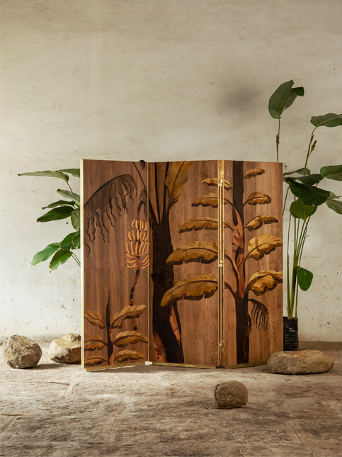 Indigenous wood divider – Beautiful Homes