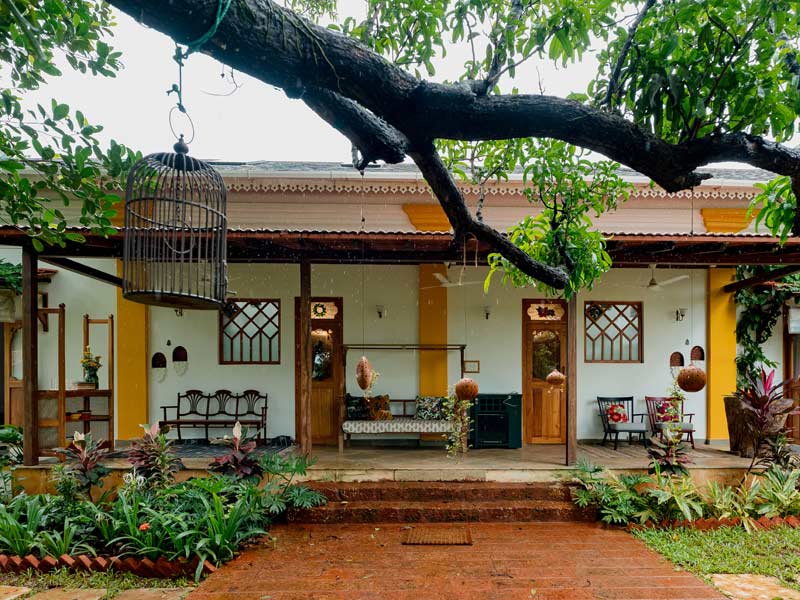 Expansive verandah with garden view – Beautiful Homes