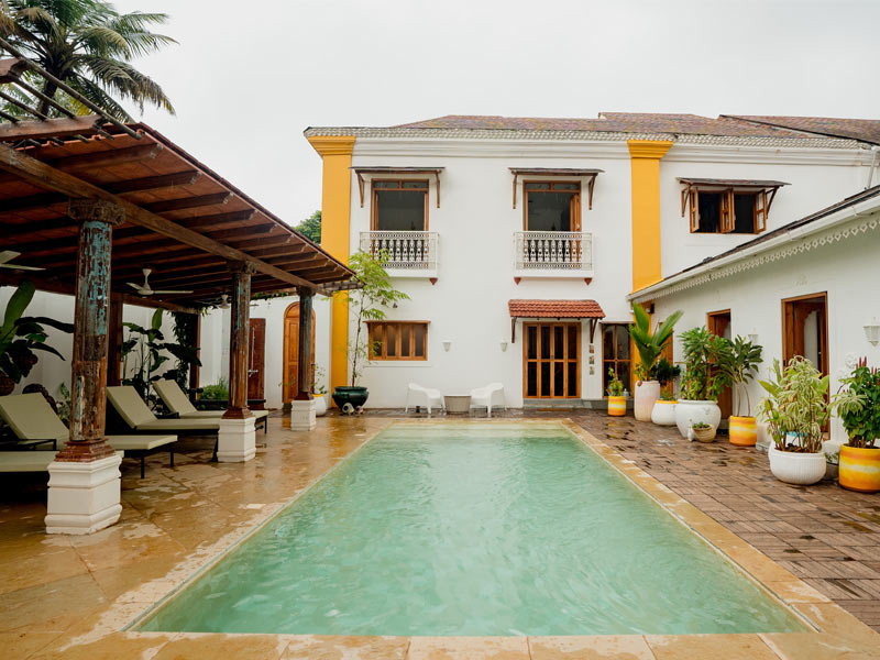 Casa Zen’s serene poolside is surrounded by planters – Beautiful Homes