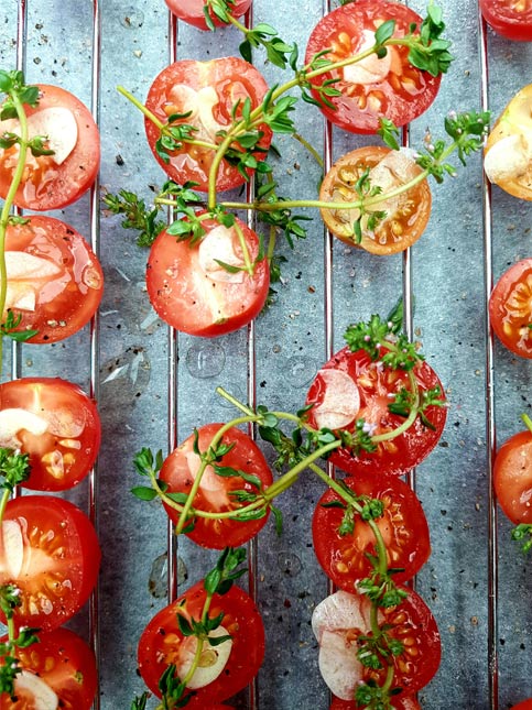 Char-grilled tomatoes – Beautiful Homes