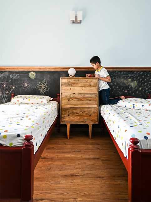 Twin beds for kids’ bedroom design - Beautiful Homes