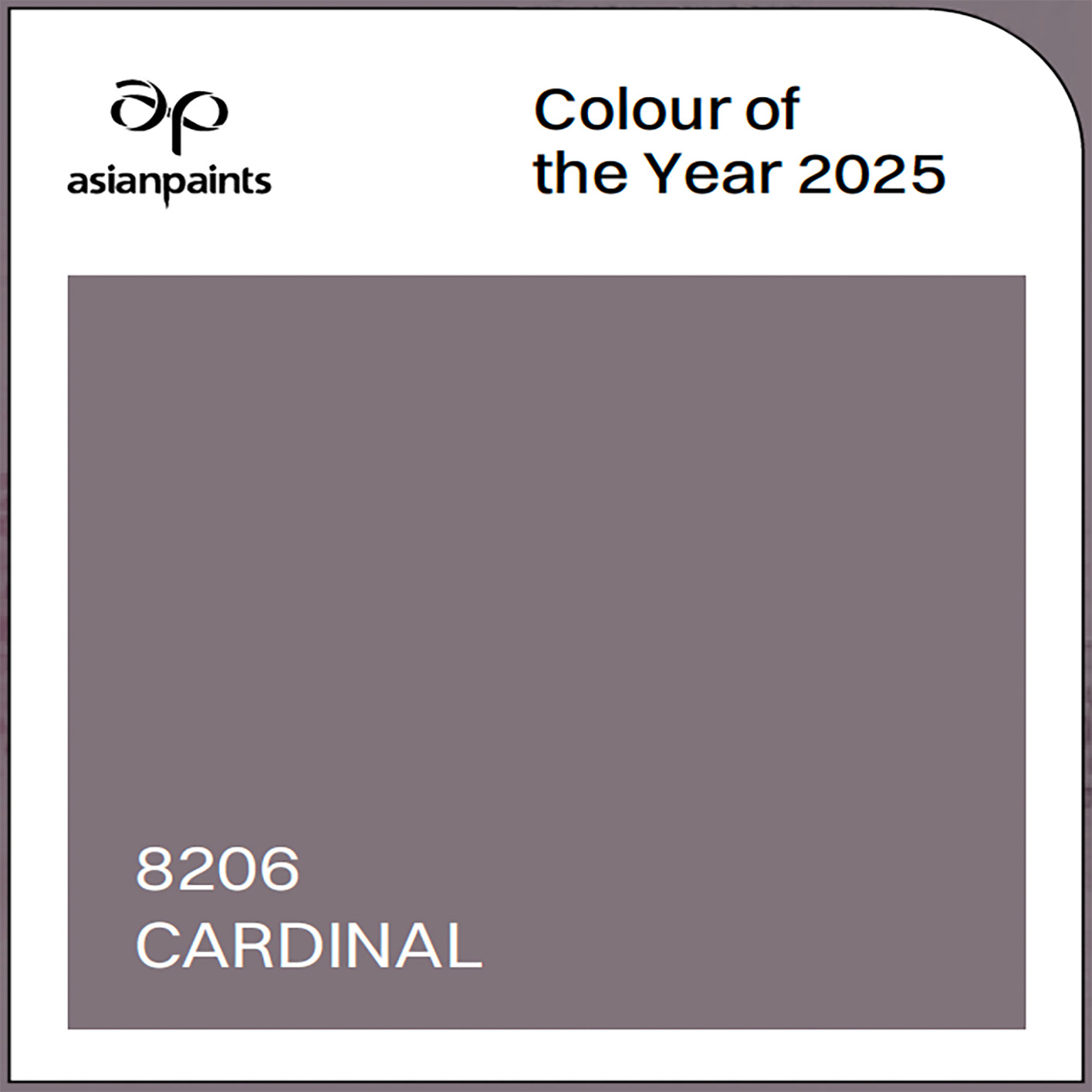 Colour of the Year 2025, shade 8206 Cardinal – Beautiful Homes
