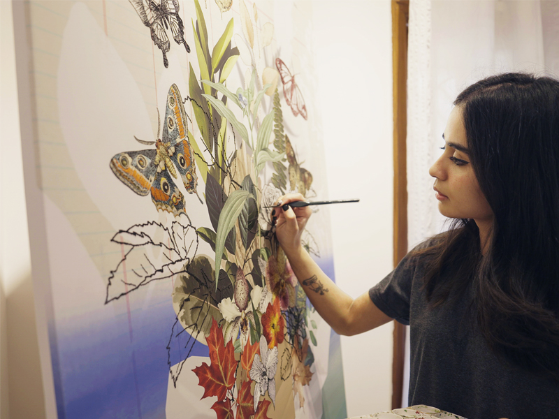 Rakhee shaping a new artwork – Beautiful Homes