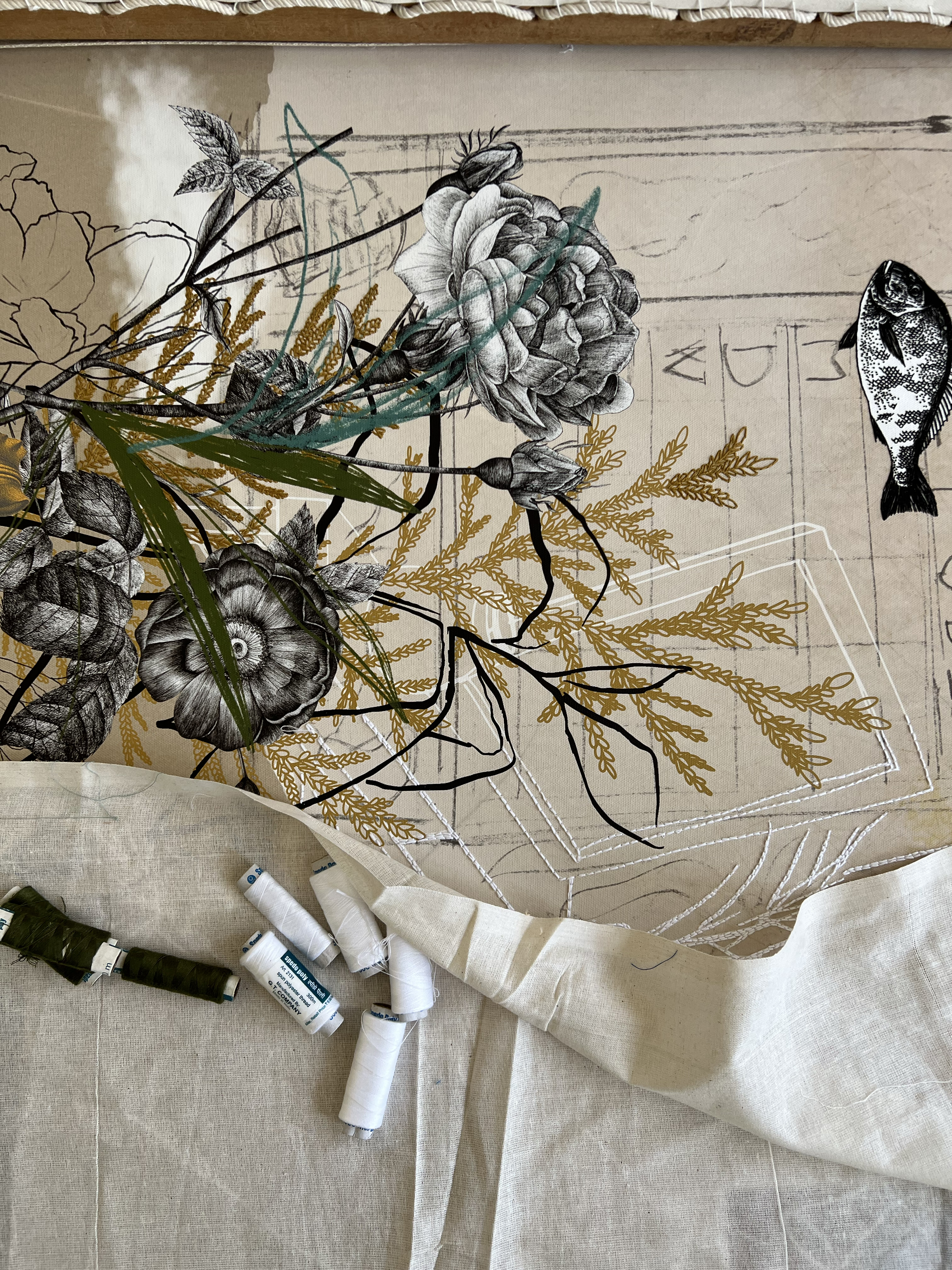 Textile art by Rakhee Shenoy - Beautiful Homes