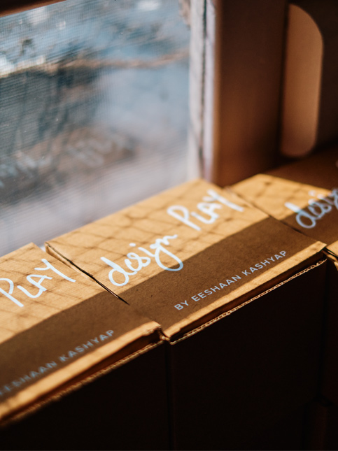 Little brass Lego boxes for Kashyap’s upcoming show PLAY in Mumbai - Beautiful Homes