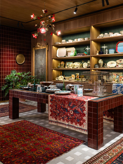 Wooden Cabinet Filled with Aesthetic and Beautiful Crockery - Beautiful Homes