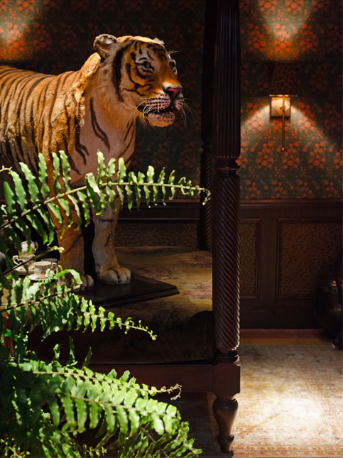 Tiger sculpture at Nilaya Anthology by Asian Paints - Beautiful Homes