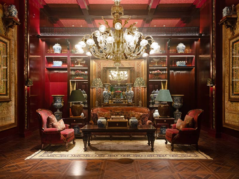 Wall coverings and upholstery by Sabyasachi at Nilaya Anthology by Asian Paints - Beautiful Homes