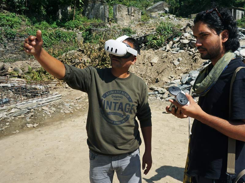 Construction site using virtual reality technology – Beautiful Homes