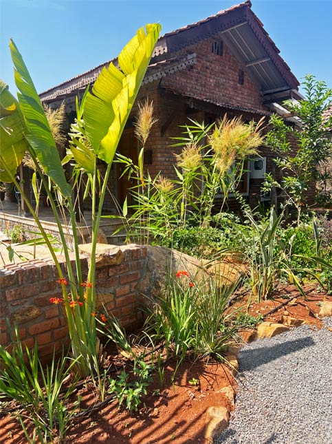 Rustic House Frontyard Garden - Beautiful Homes