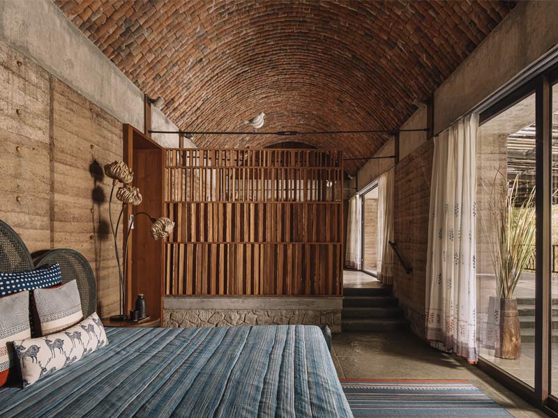 Wooden Partition in Bedroom - Beautiful Homes