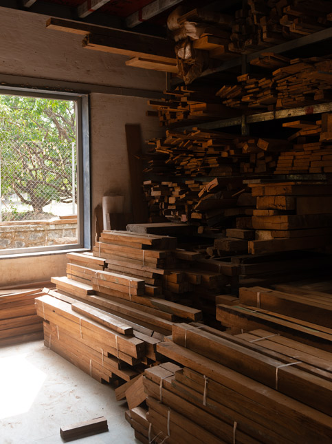 Wood Storage Space - Beautiful Homes